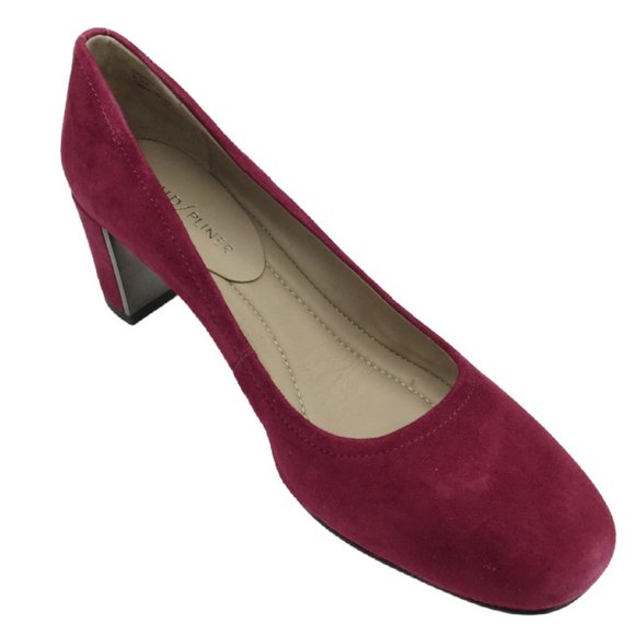 Donald Pliner Burgundy Shoes Kid Suede  6.5 Med - Picture 6 of 6